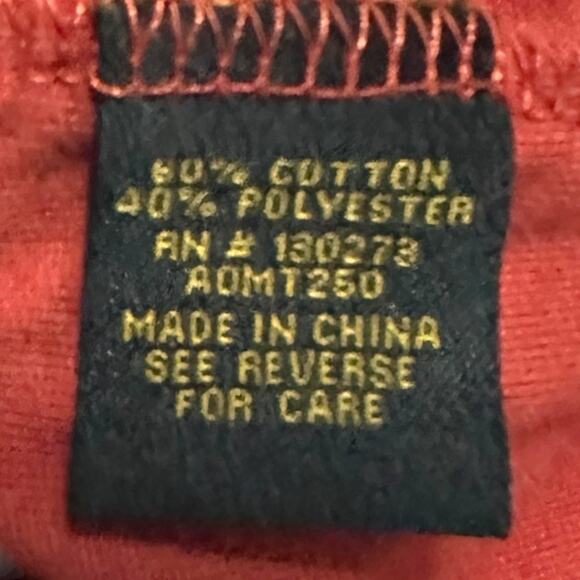 LEE Rust Textured Dot Peplum Crisscross Back Top Women’s XL 3/4 Sleeve Boho - Picture 4 of 7